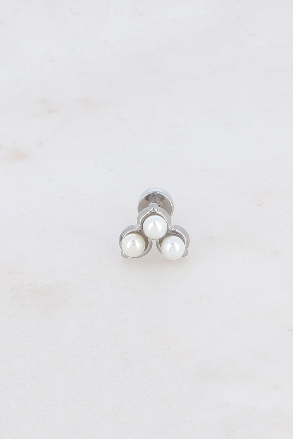 Mayorista Bohm - Piercing con 3 bolas nacaradas