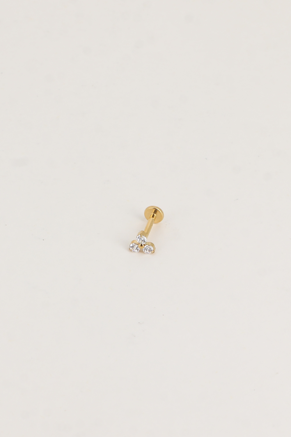 Wholesaler Bohm - Titanium piercing - crystal three-leaf clover