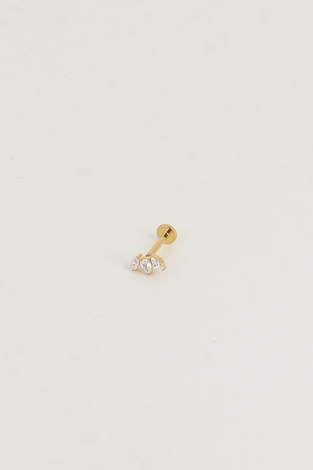 Wholesaler Bohm - Titanium piercing - crystal foliage