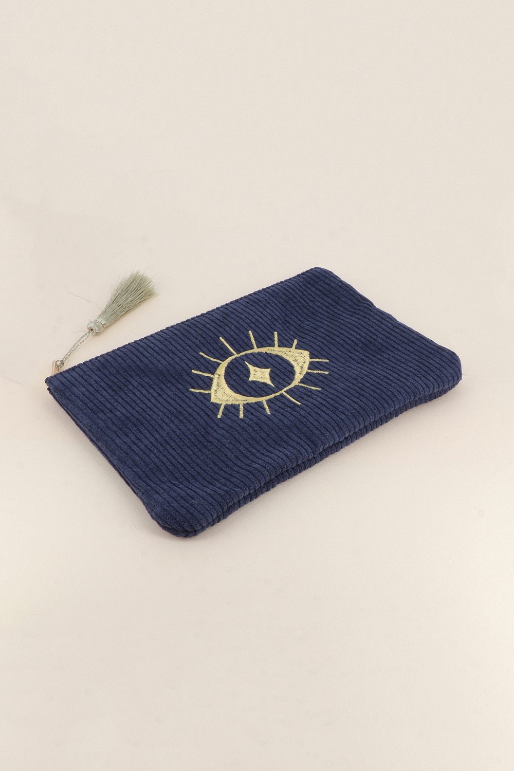 Wholesaler Bohm - Pencil case - eye - corduroy - 20X14CM