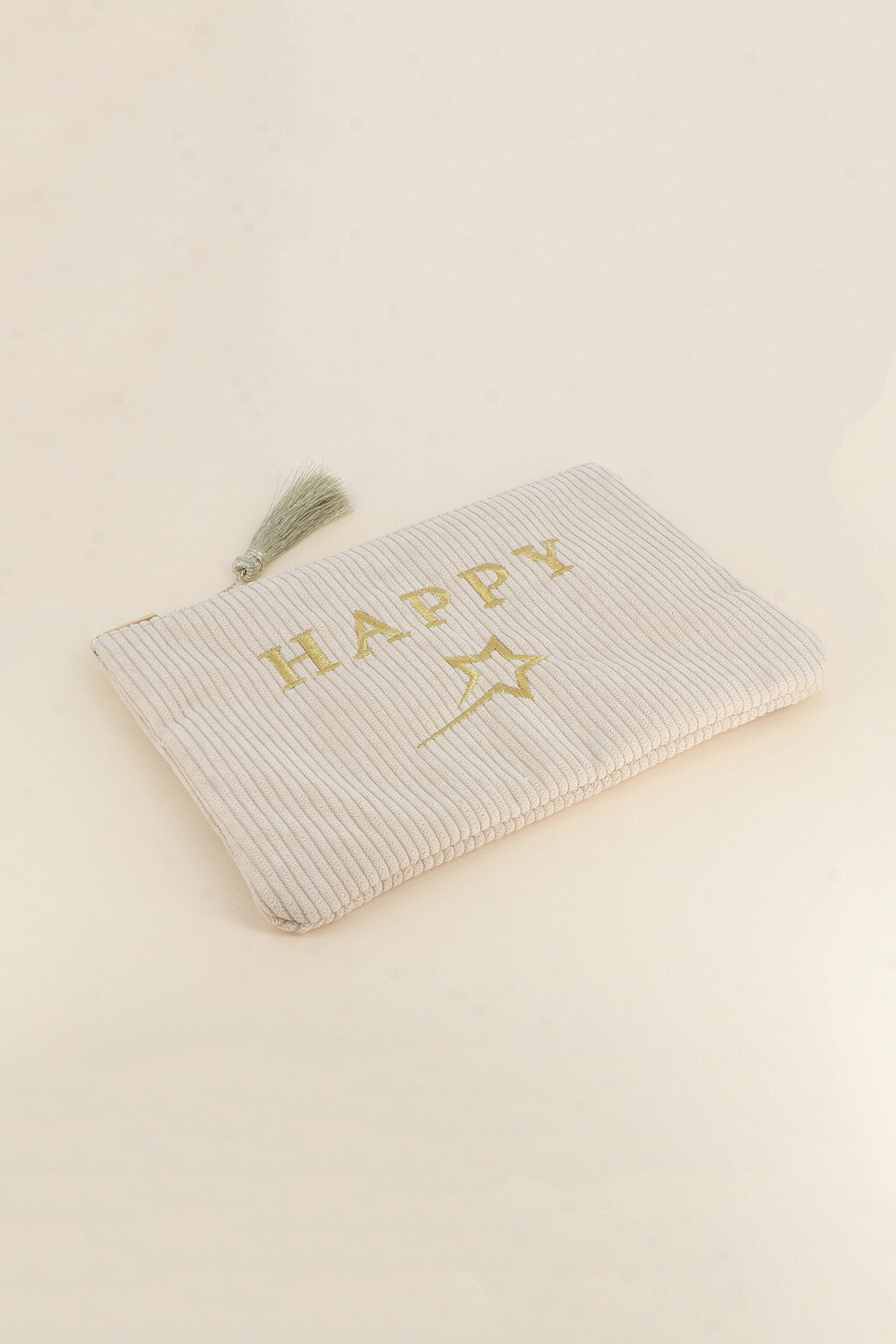 Großhändler Bohm - Federmäppchen - HAPPY & Sternschnuppe - Cord - 20X14CM