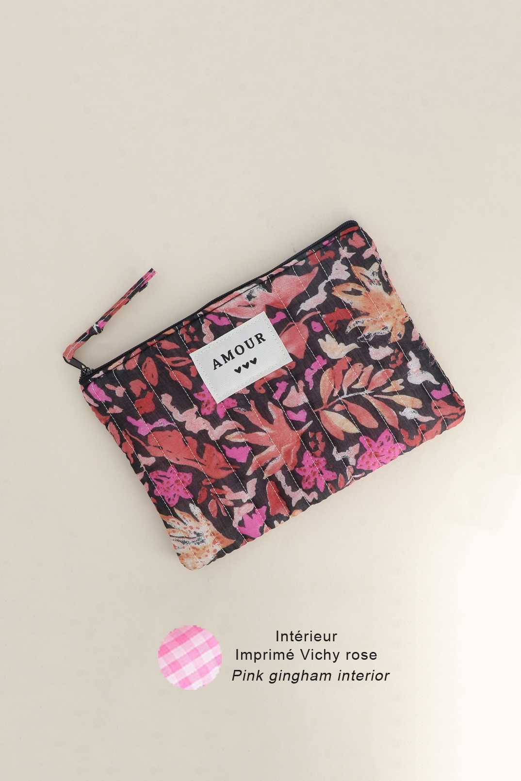 Mayorista Bohm - Estuche - AMOR, 3 corazones, estampados 20 x 14 cm