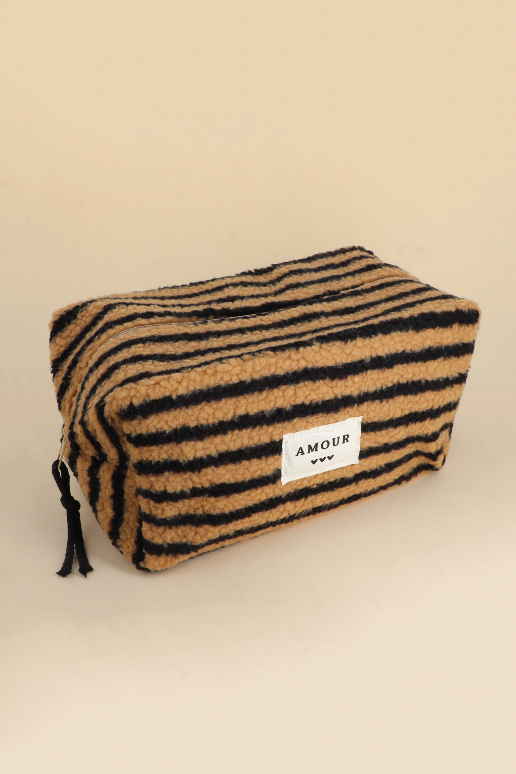 Mayorista Bohm - Gran estuche - efecto peluche, AMOR y 3 corazones, 23 x 14 x 12 cm