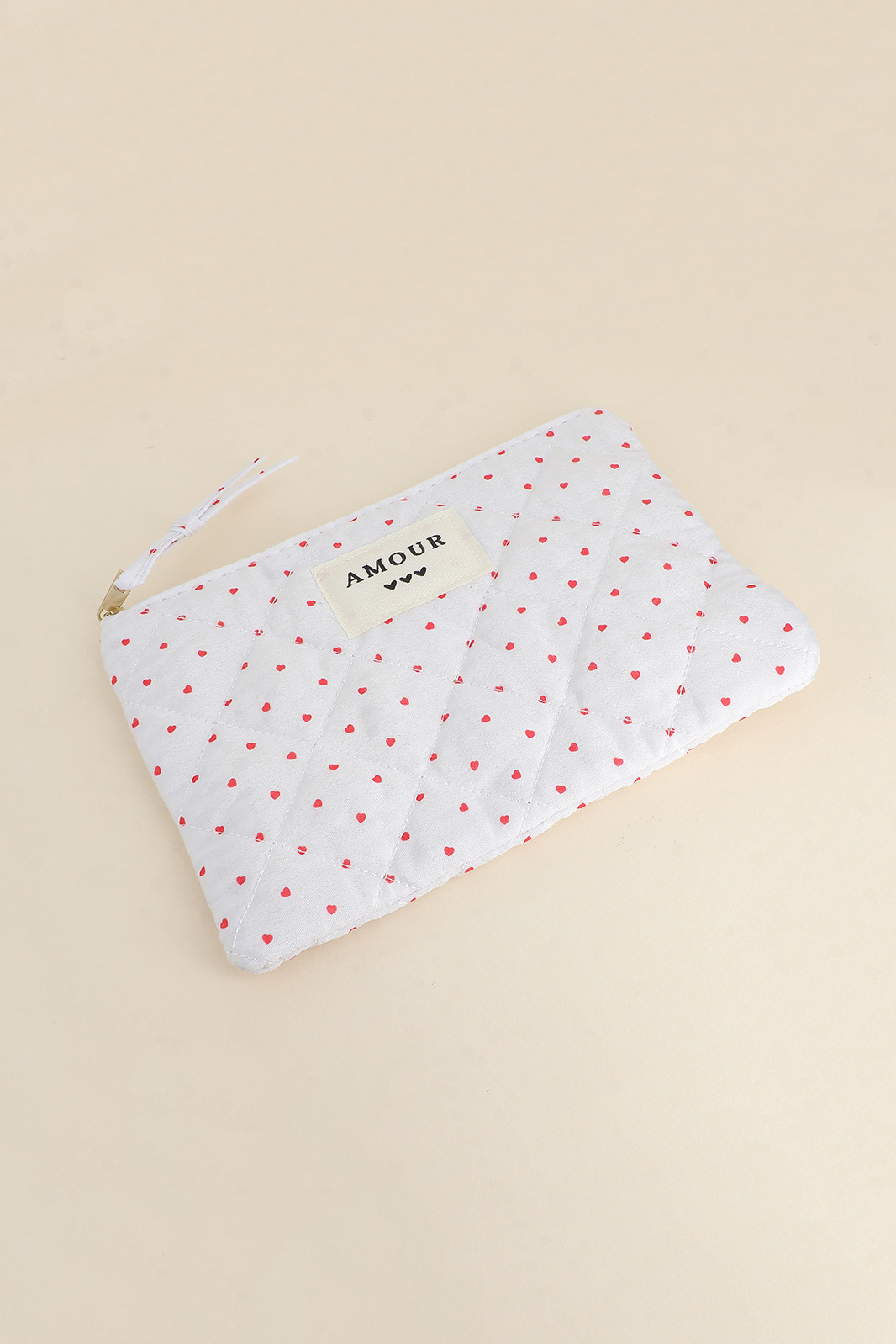 Wholesaler Bohm - Pouch - word LOVE and 3 hearts