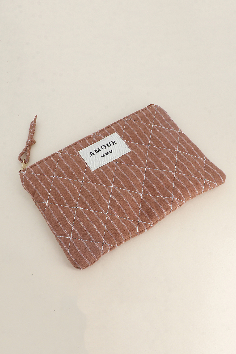 Wholesaler Bohm - Pouch - word LOVE and 3 hearts