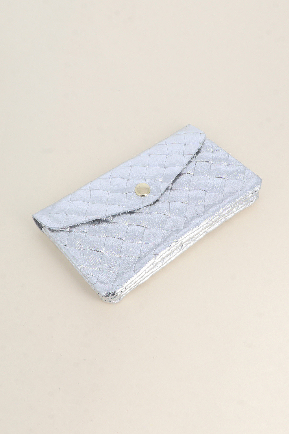 Grossiste Bohm - Pochette Barcelone - matelassé, 1 bouton aimanté, 1 zip et 3 poches