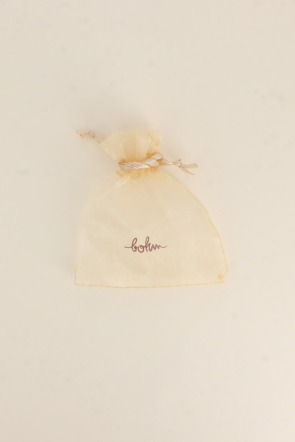Grossiste Bohm - Lot de 20 pochons organza Bohm Paris - Beige taille S