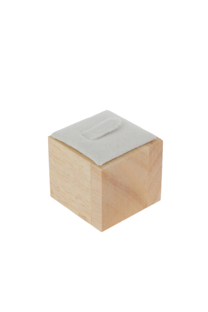 Mayorista Bohm - Expositor para anillo o pulsera de lino y madera Bohm Paris - talla S