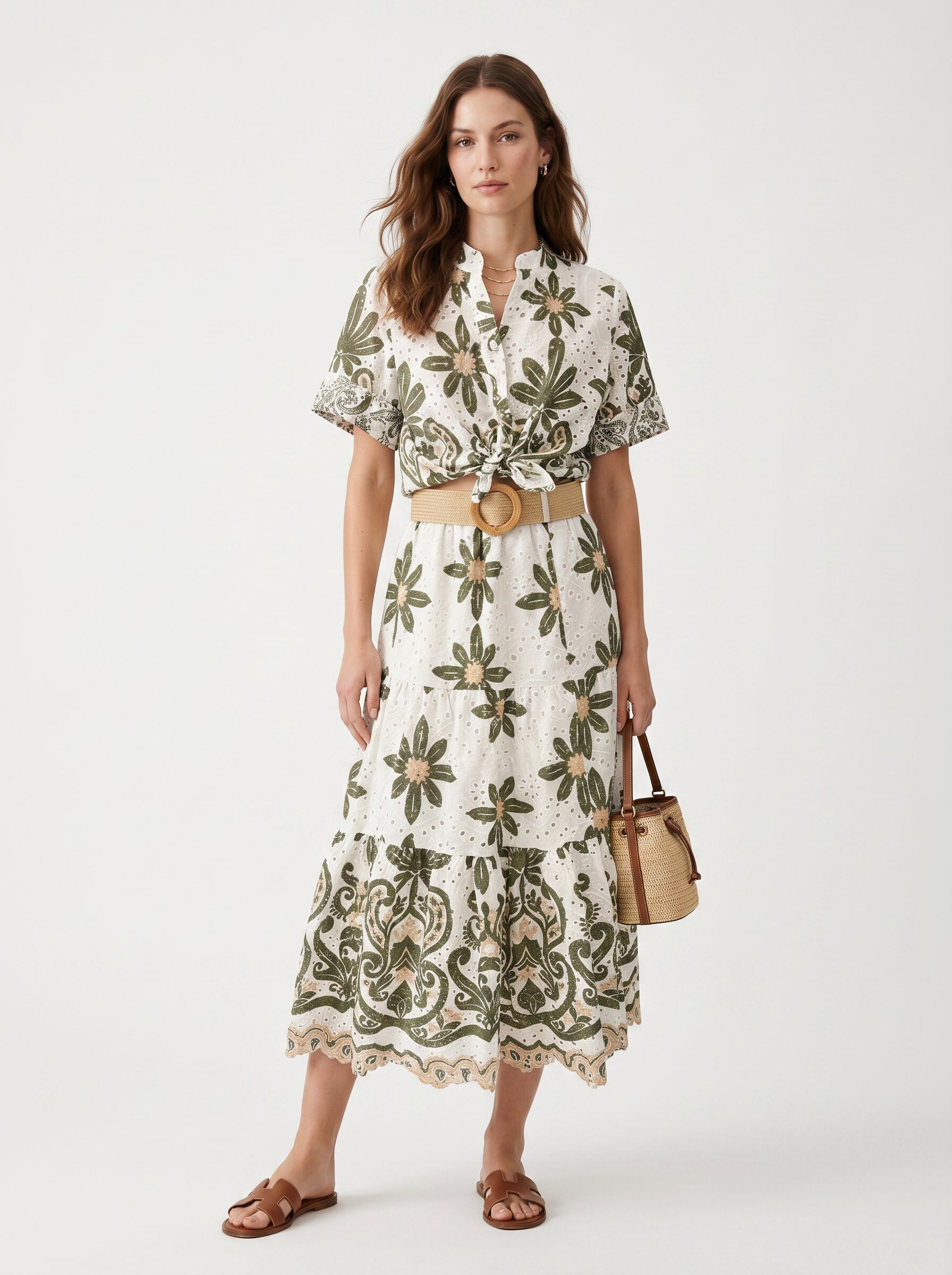 Mayorista BONNY - Conjunto boho floral mediterráneo