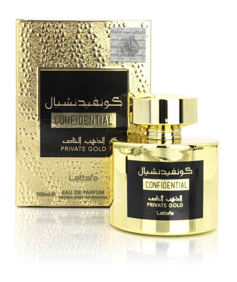 Wholesaler Brand Access Dubai Perfume - Confidential Private Gold Eau de Parfum 100ml by Lattafa