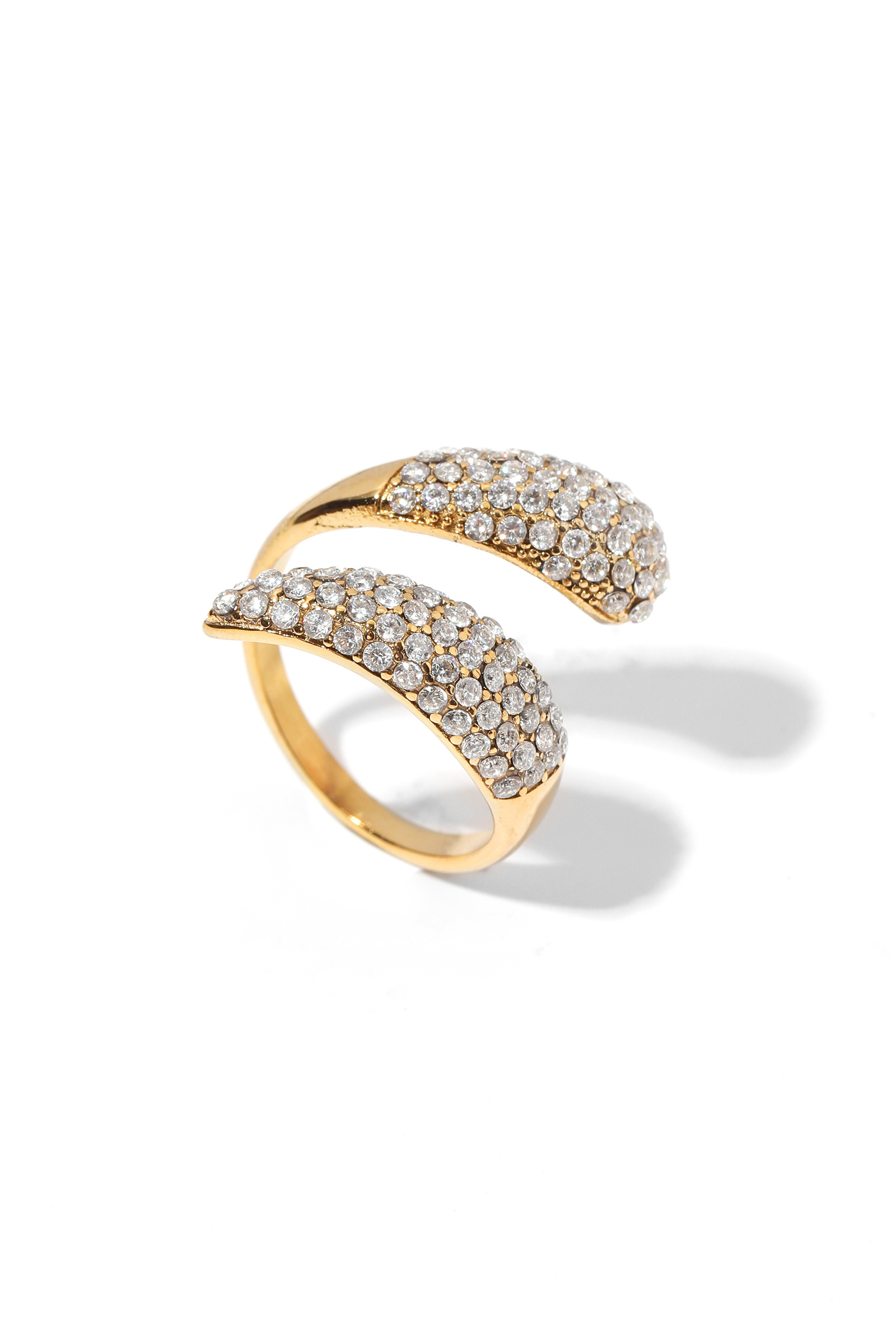 Grossista BRILLANDOR - Anello Onda Zircone