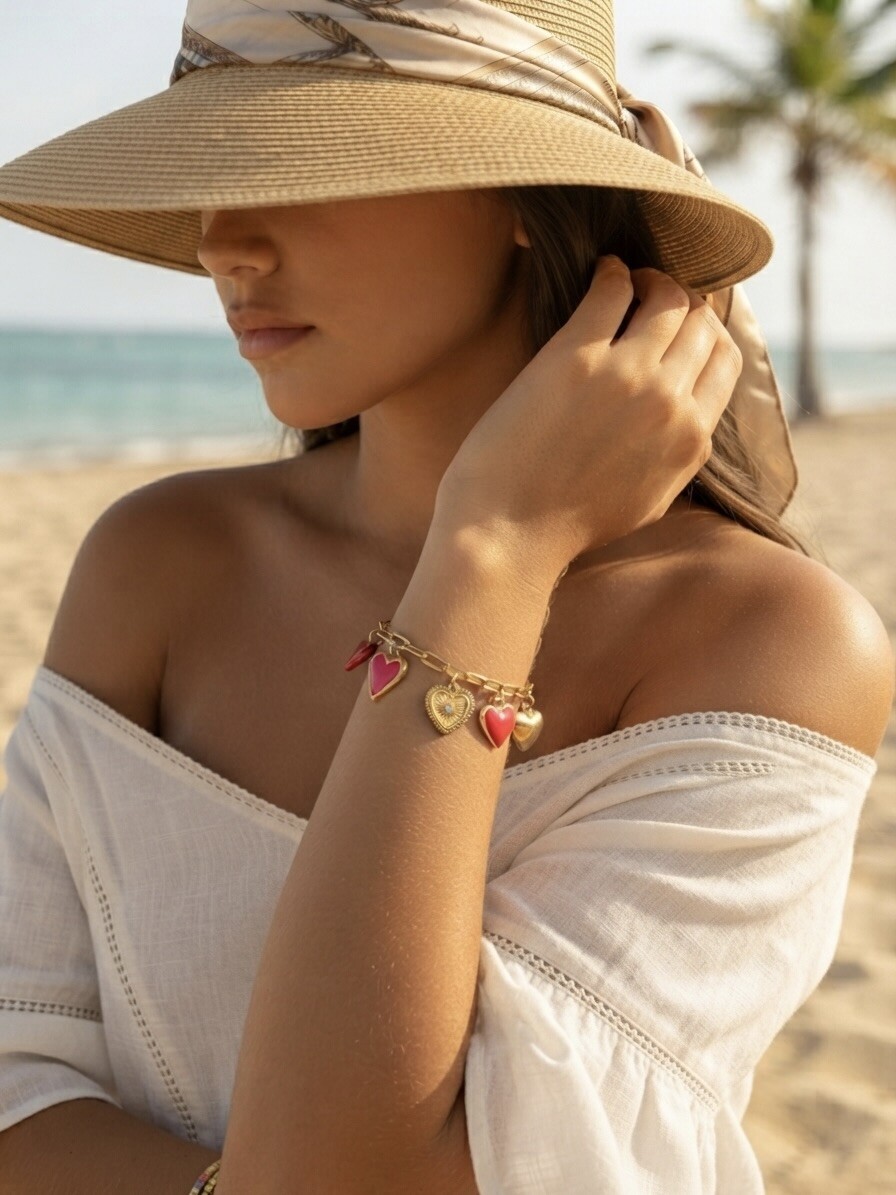 Grossista BRILLANDOR - Bracciale Cuori
