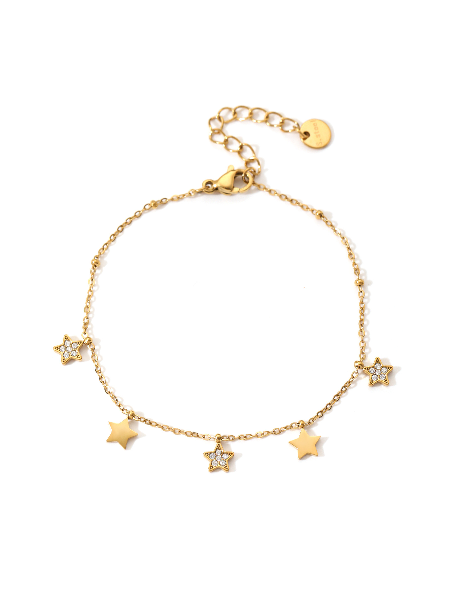 Mayorista BRILLANDOR - Pulsera estrella de circonio