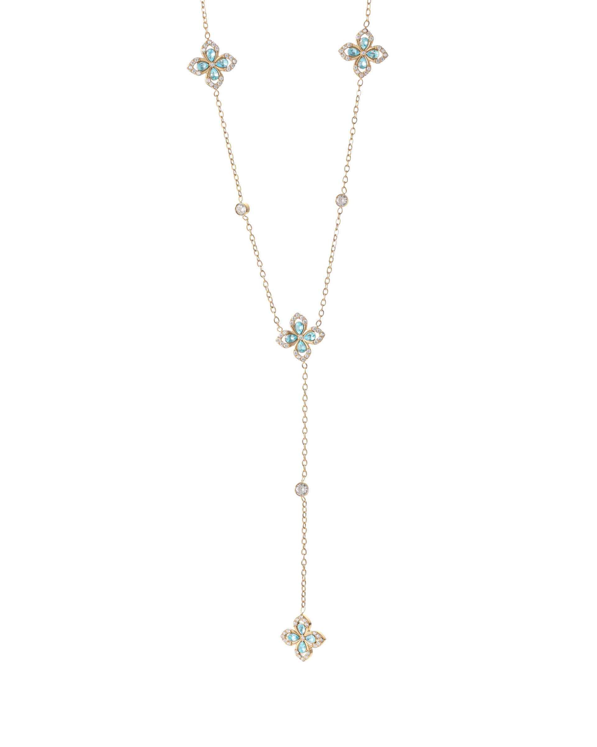 Mayorista BRILLANDOR - Collar de trébol en forma de Y