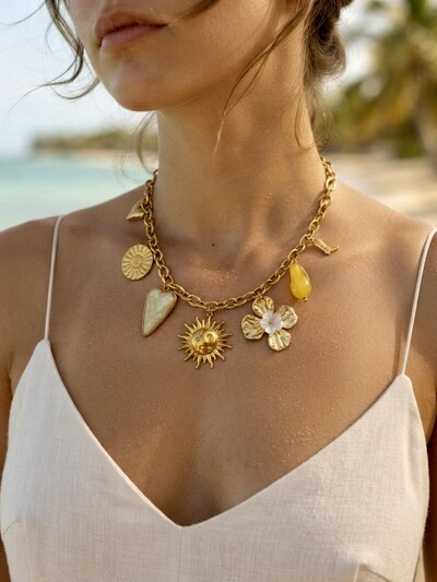 Wholesaler BRILLANDOR - Sun Necklace Wholesaler BRILLANDOR - Sun Necklace