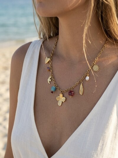 Wholesaler BRILLANDOR - Flower Necklace Wholesaler BRILLANDOR - Flower Necklace