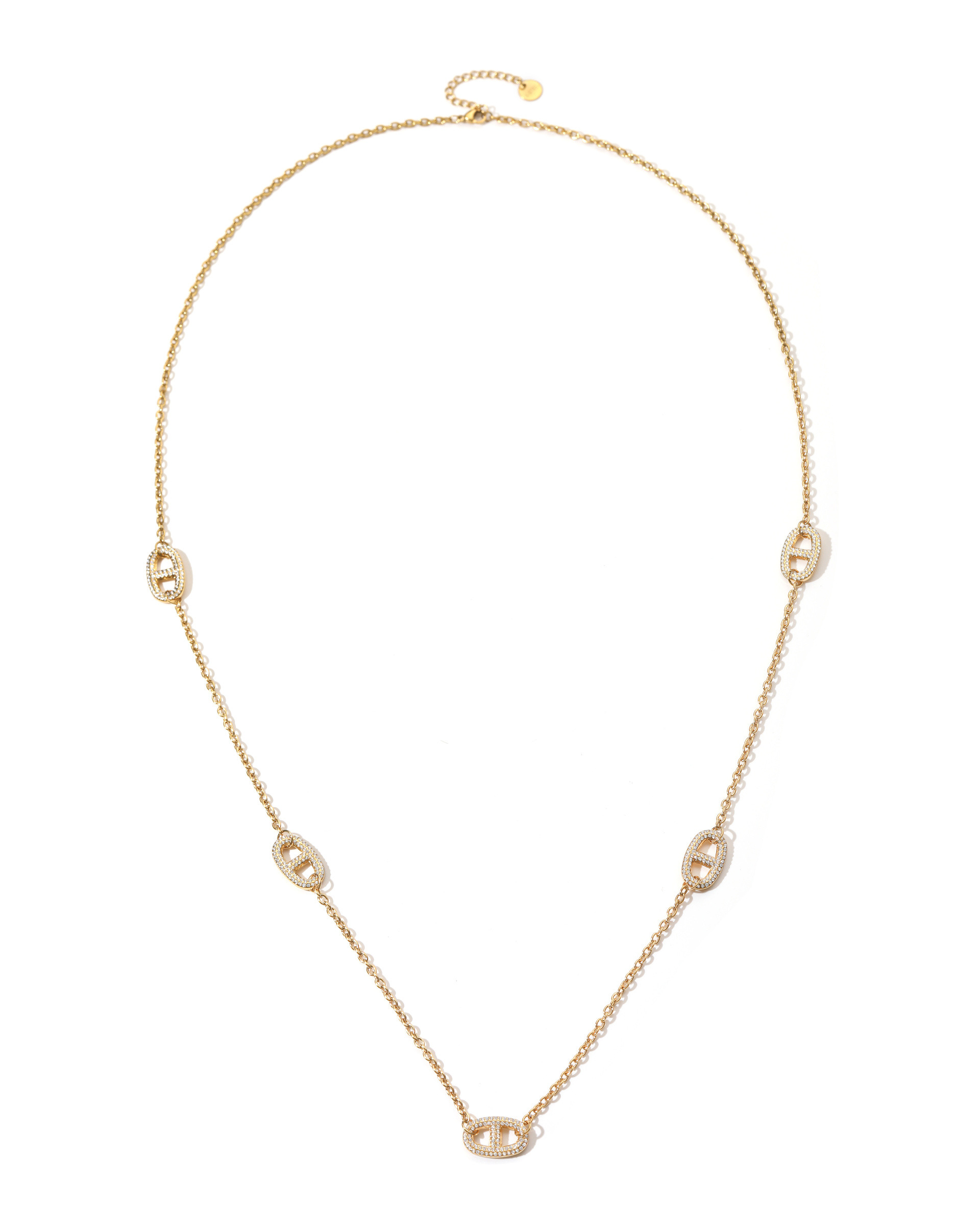 Mayorista BRILLANDOR - Collar colgante de circonio azul marino