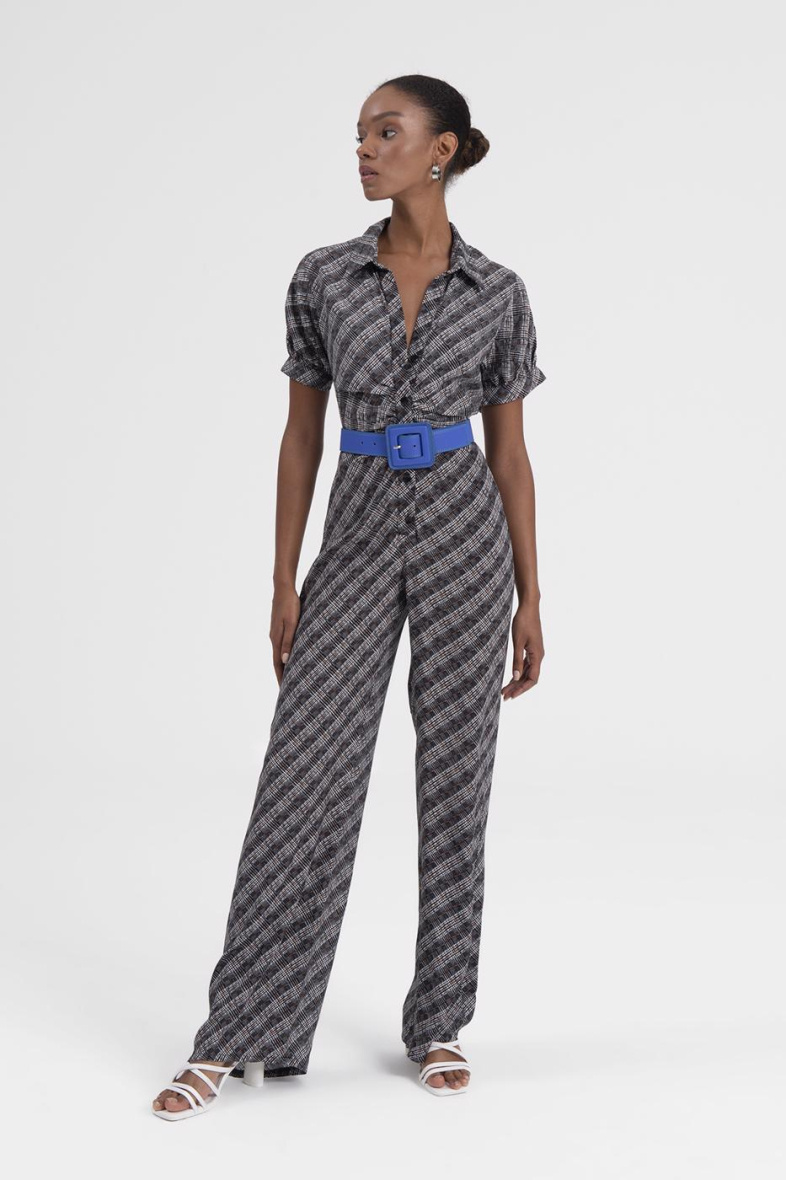 Grossiste BSL - Combi-short à col chemise à manches courtes - BSL