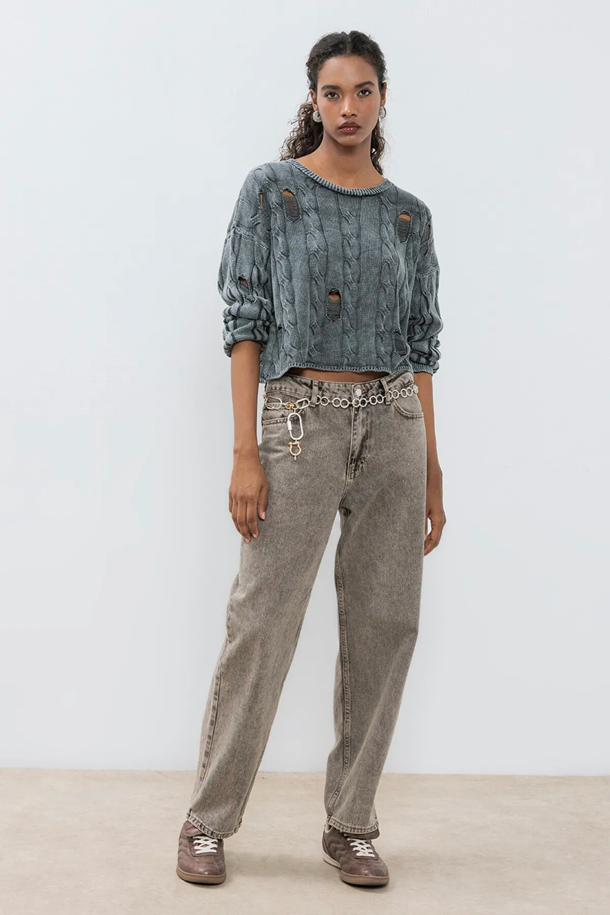 Grossista BSL - Pantaloni in denim taglio dritto - BSL