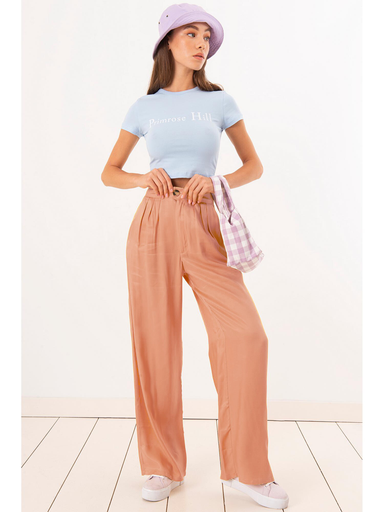 Wholesaler BSL - Pleated Wide Leg Pants - BSL