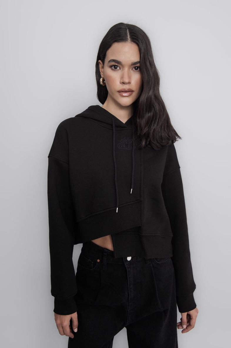 Grossiste BSL - Sweat à capuche avec détails brodés - BSL