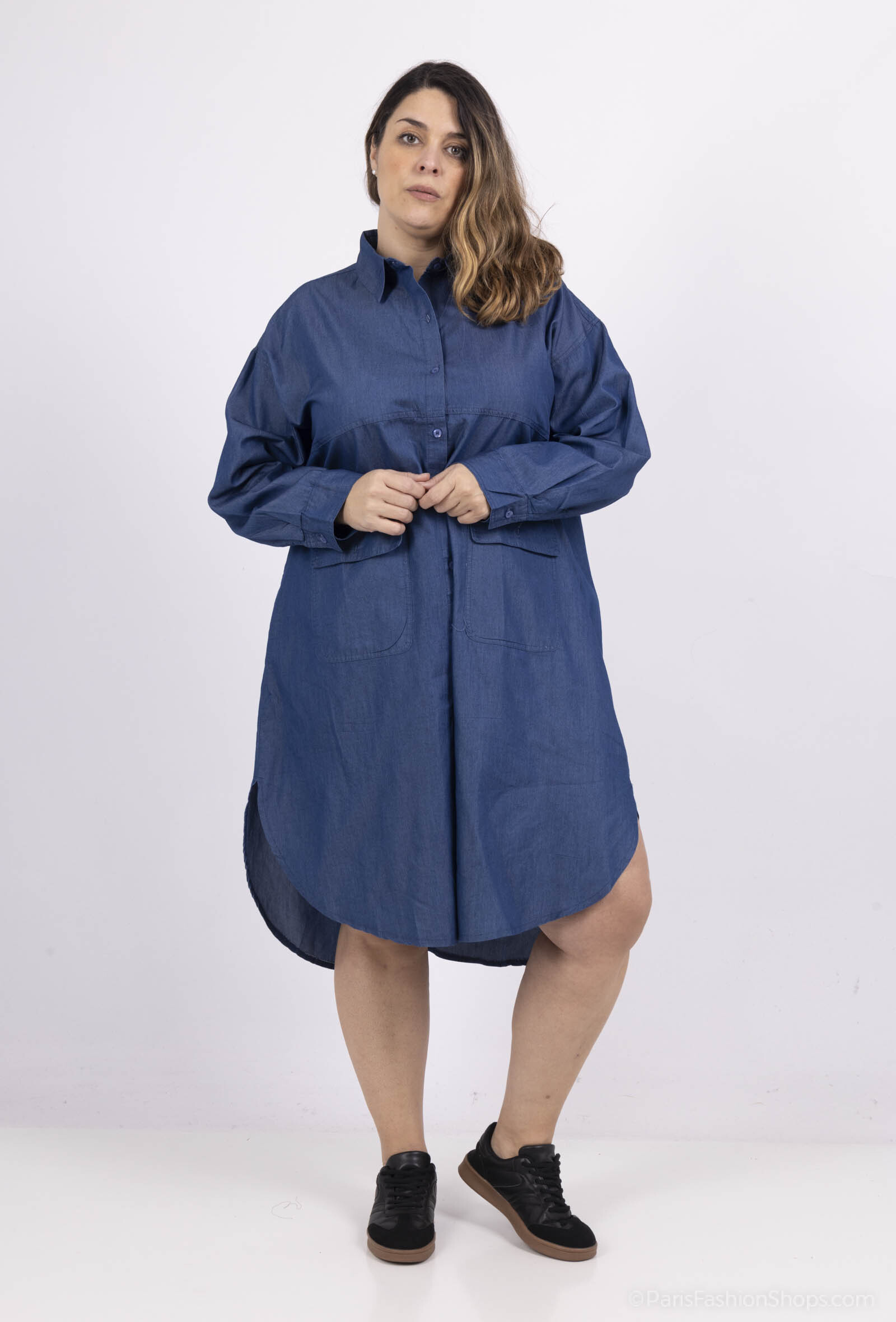 Wholesaler Bubblee - Tunic 9973 plain