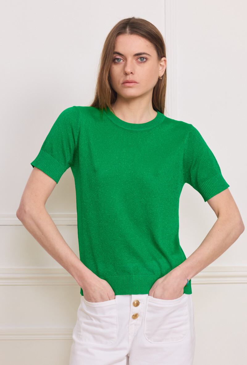 Grossista By Clara - T-shirt corta in maglia