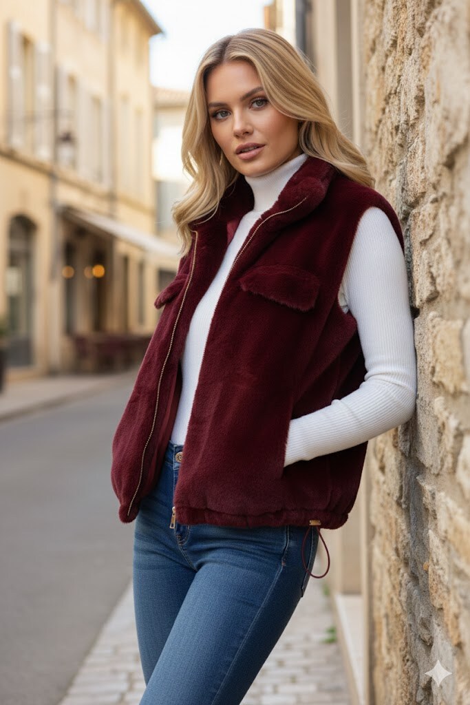 Wholesaler By Clara - Women's Cashmere-Lined Cardigan
