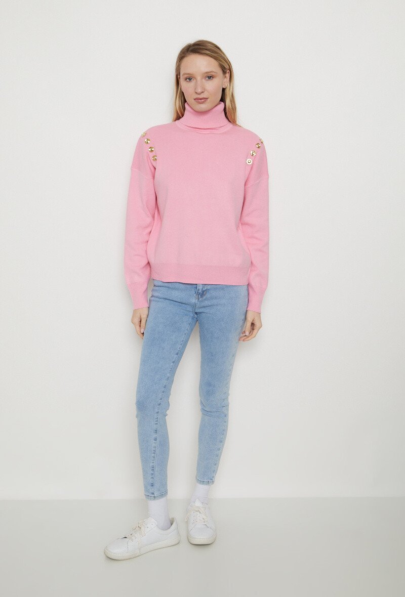 Wholesaler By Clara - Ruffled pleated knit TOP
