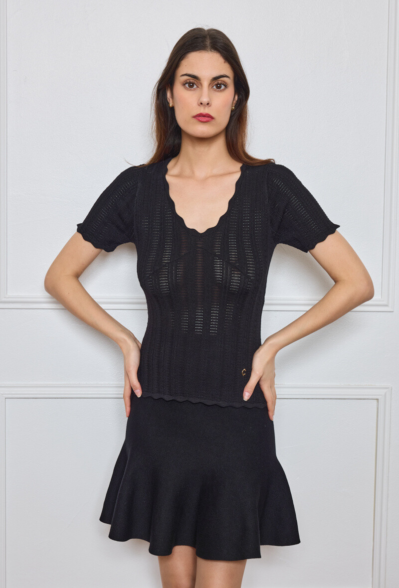 Wholesaler By Clara - Haut en Maille ajourée