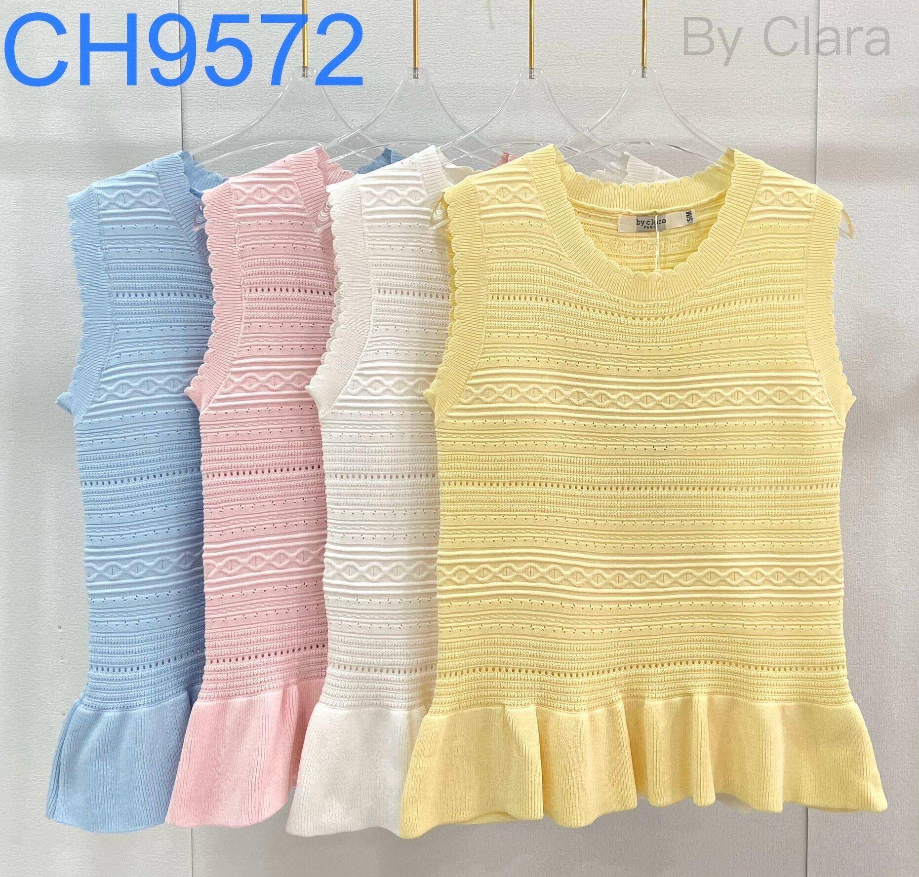 Wholesaler By Clara - Sleeveless ruffled knit top