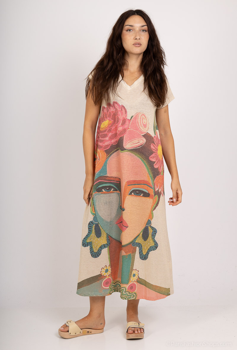 Wholesaler HÉRA - Printed sequined dress