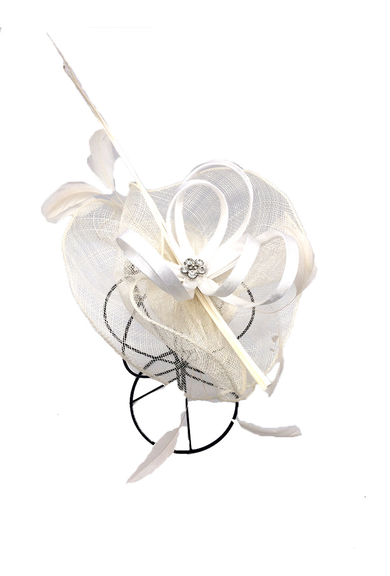 Grossiste By Oceane - FASCINATOR SERRE-TÊTE AVEC DÉCORATION DE MOTIFS RUBANS ET ÉTOILES DE VERRE