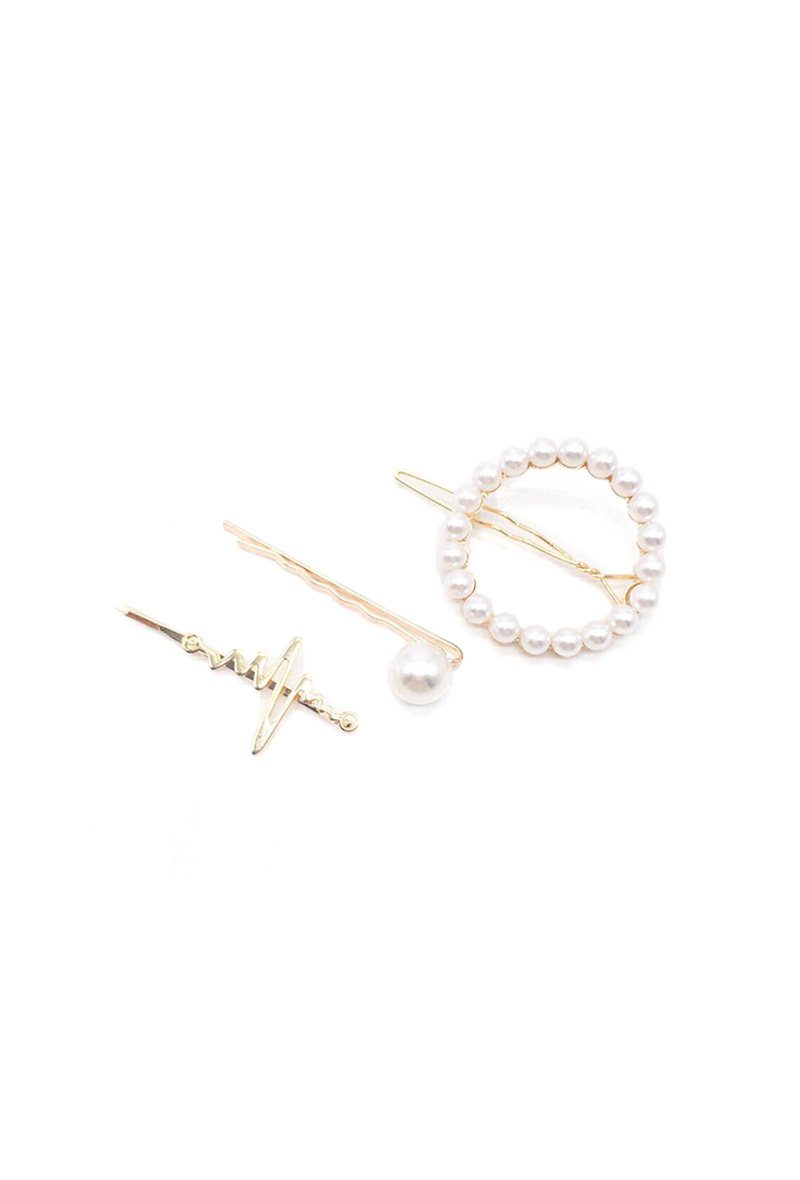 Grossiste By Oceane - BARRETTES AVEC DÉCORATION PERLES