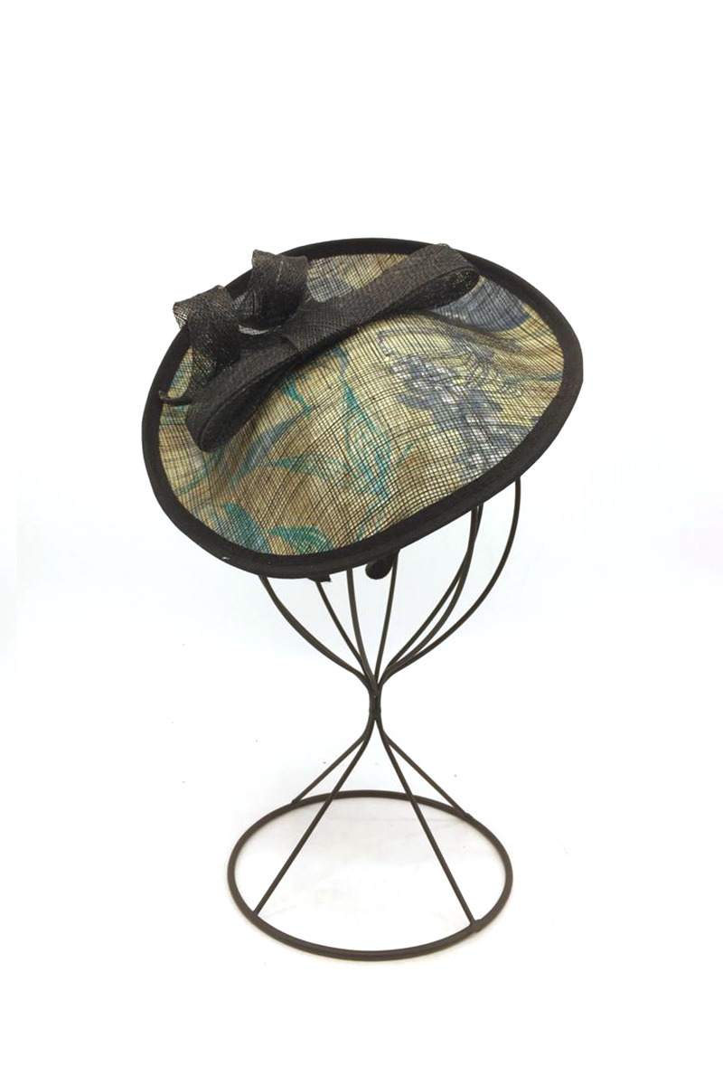 Wholesaler By Oceane - FASCINATOR DECORATED WITH FLORAL PATTERN. ELEGANT AND CHIC