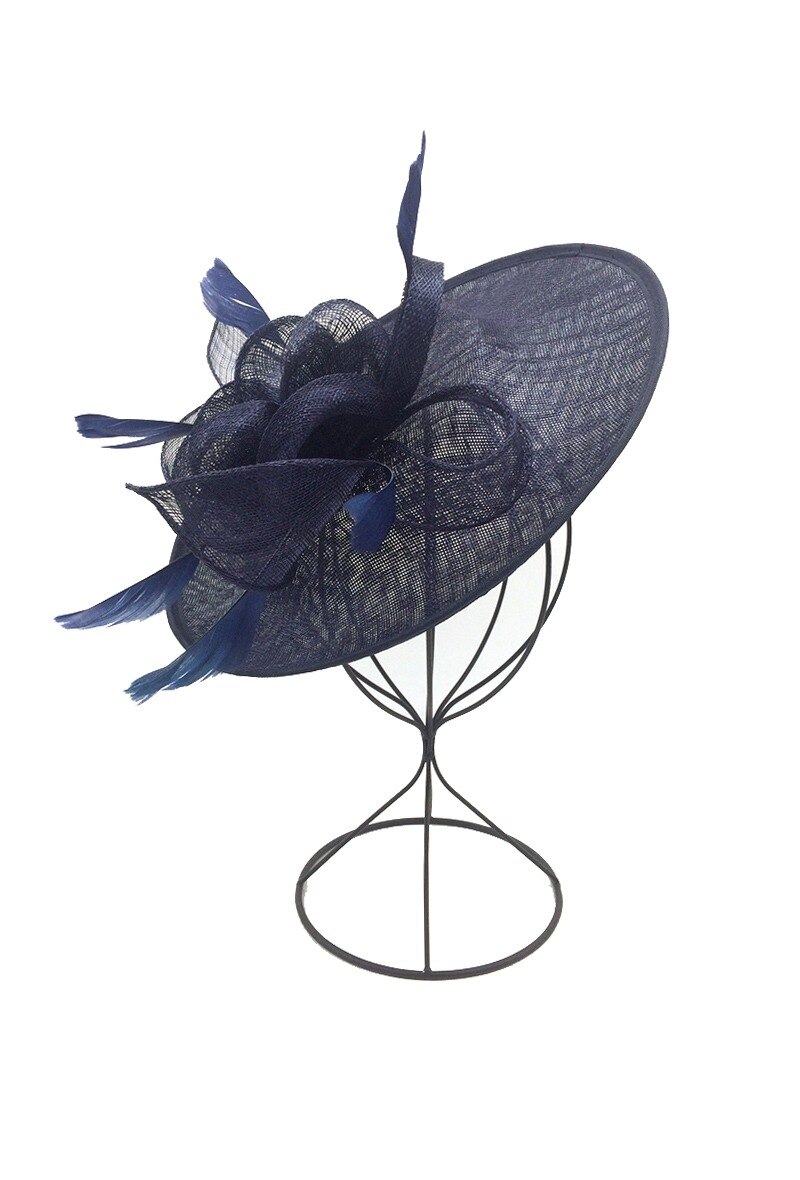 Wholesaler By Oceane - FASCINATOR IN FLORAL MOTIF DECORATED WITH FEATHERS