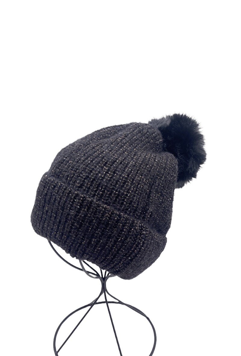 Wholesaler By Oceane - Beannie hat with removable pompon