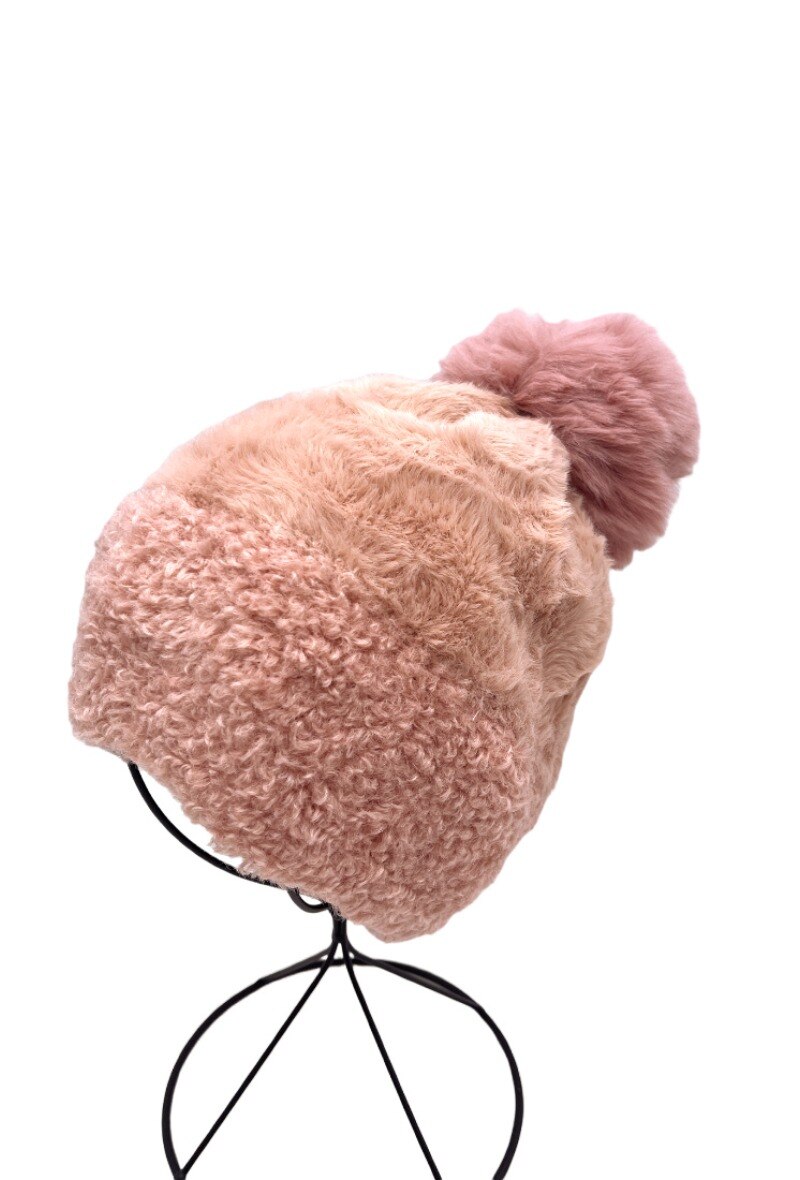 Wholesaler By Oceane - Beannie hat with removable pompon