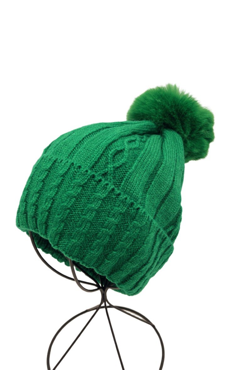 Wholesaler By Oceane - Beannie hat with removable pompon