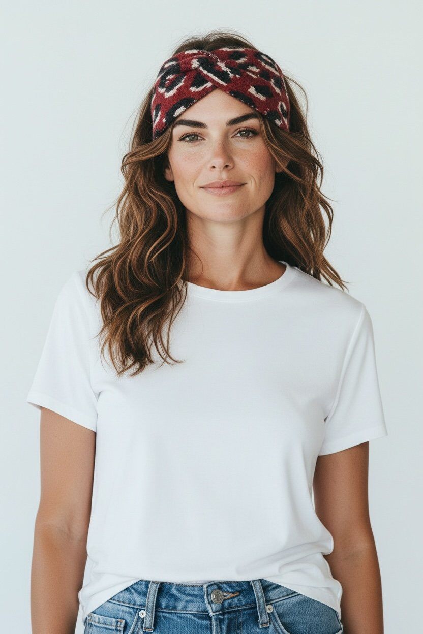 Wholesaler By Oceane - Twisted Leopard Headband