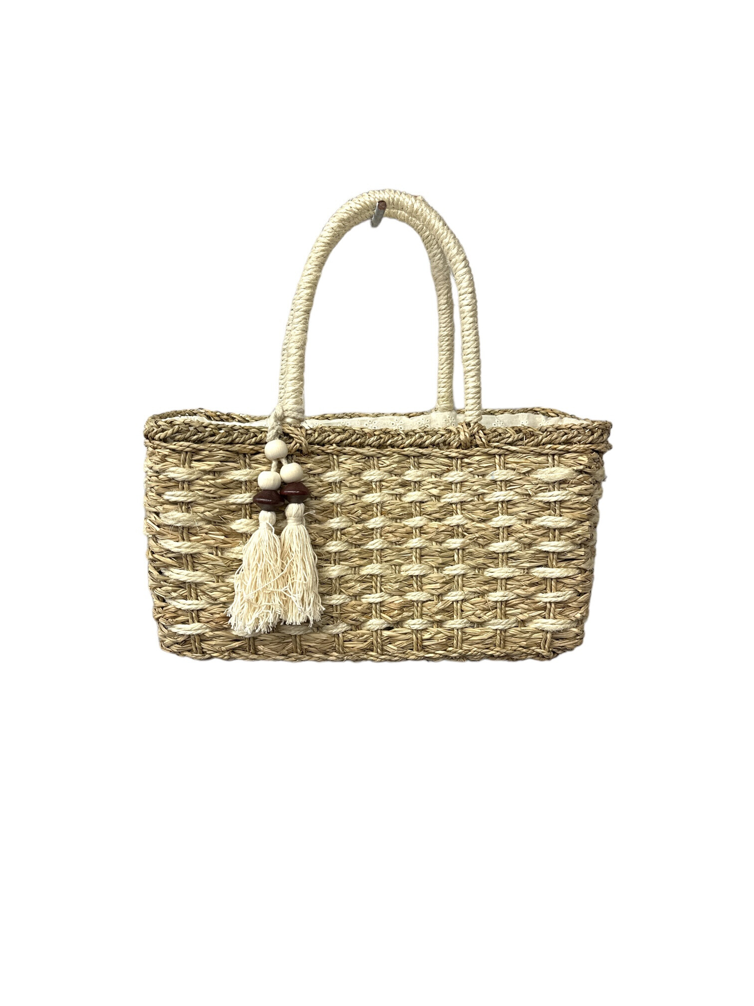 Wholesaler By Oceane - Large rectangular straw shopping