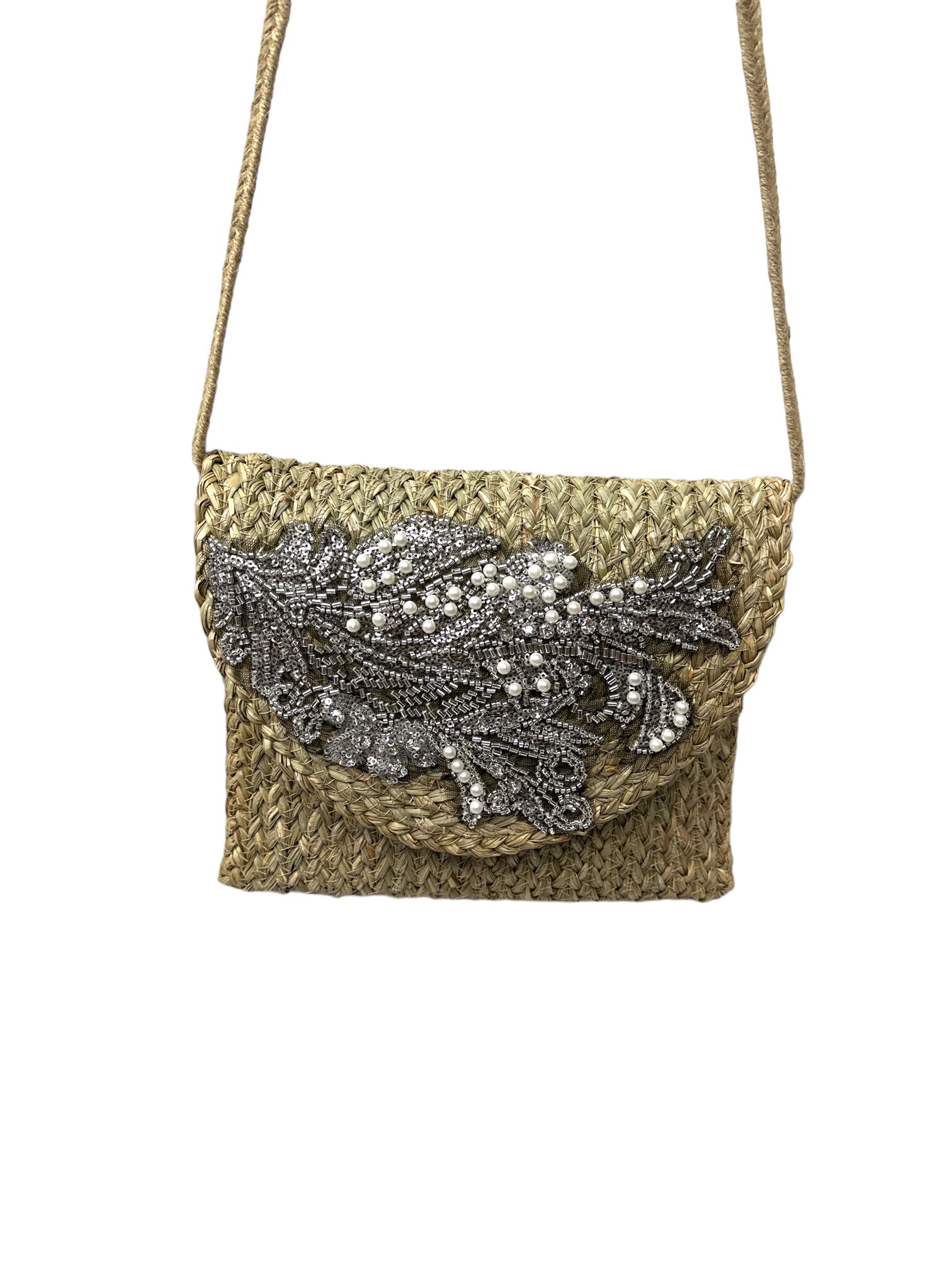 Wholesaler By Oceane - Long handles straw pouch