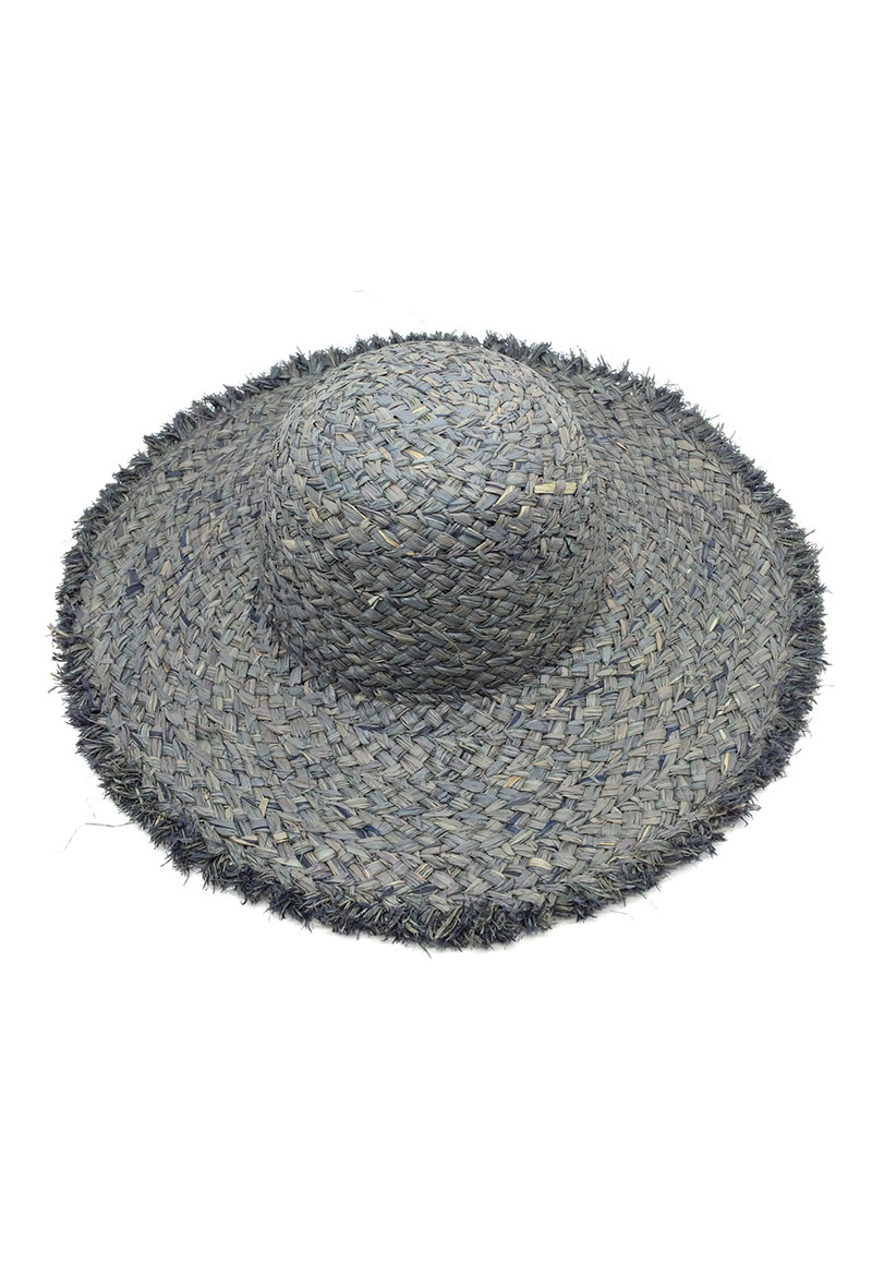 Mayorista By Oceane - SOMBRERO DE RAFIA CON ADORNO AFILADO EN EL BORDE