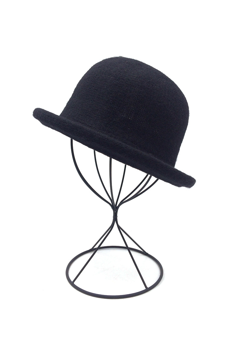 Grossiste By Oceane - CHAPEAU MELON FAIT AVEC DU RUBAN TRICOTÉ