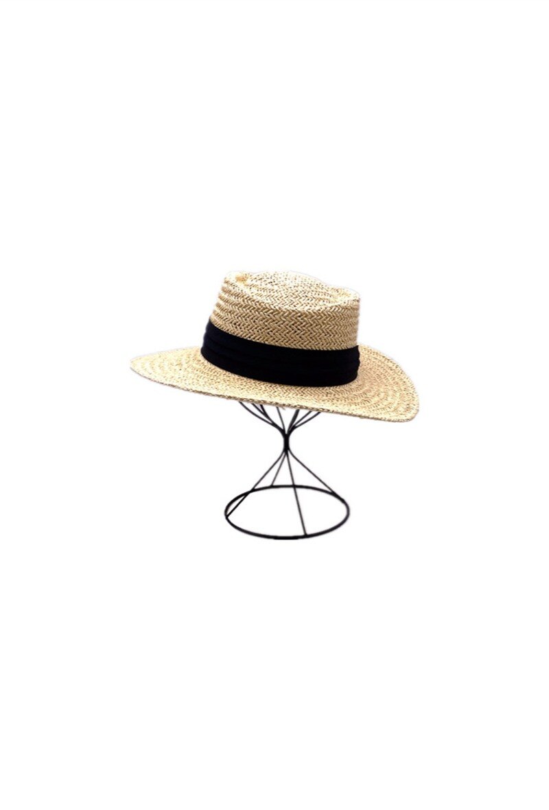 Mayorista By Oceane - Sombrero de cerdo decorado con una cinta lisa