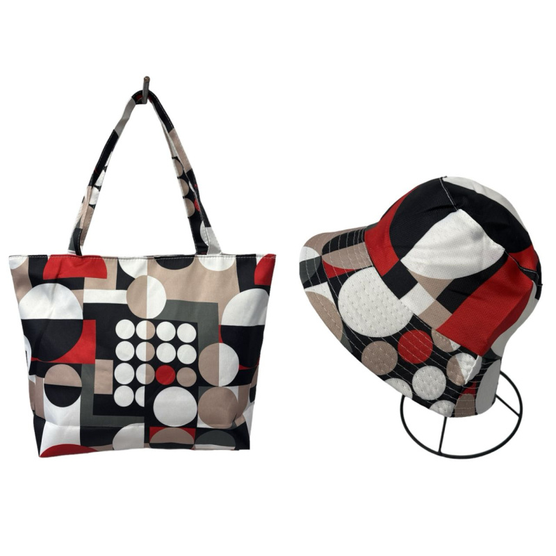 Großhändler By Oceane - Set aus Fischerhut und passender Tasche