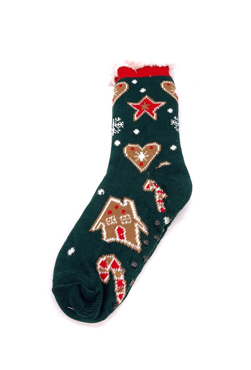 Wholesaler By Oceane - Fancy christmas socks pack with plush fur - Mixed pattern