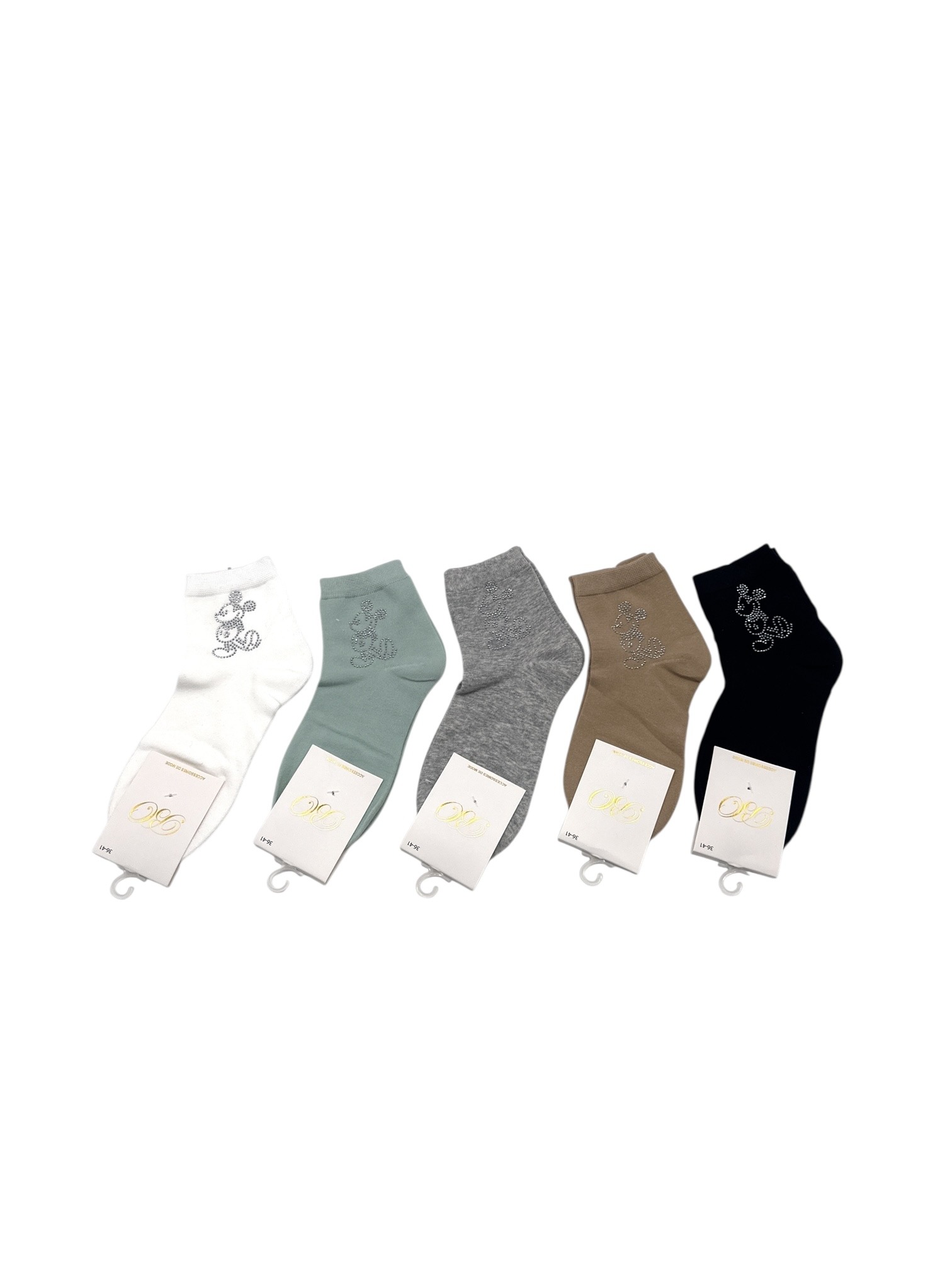 Großhändler By Oceane - Mickey Strass-Socken