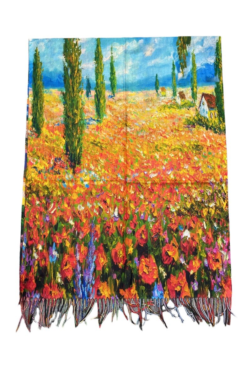 Wholesaler By Oceane - Painting printed scarfs