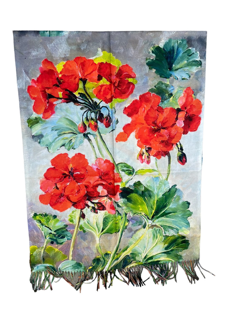 Wholesaler By Oceane - Printed scarf with fringes